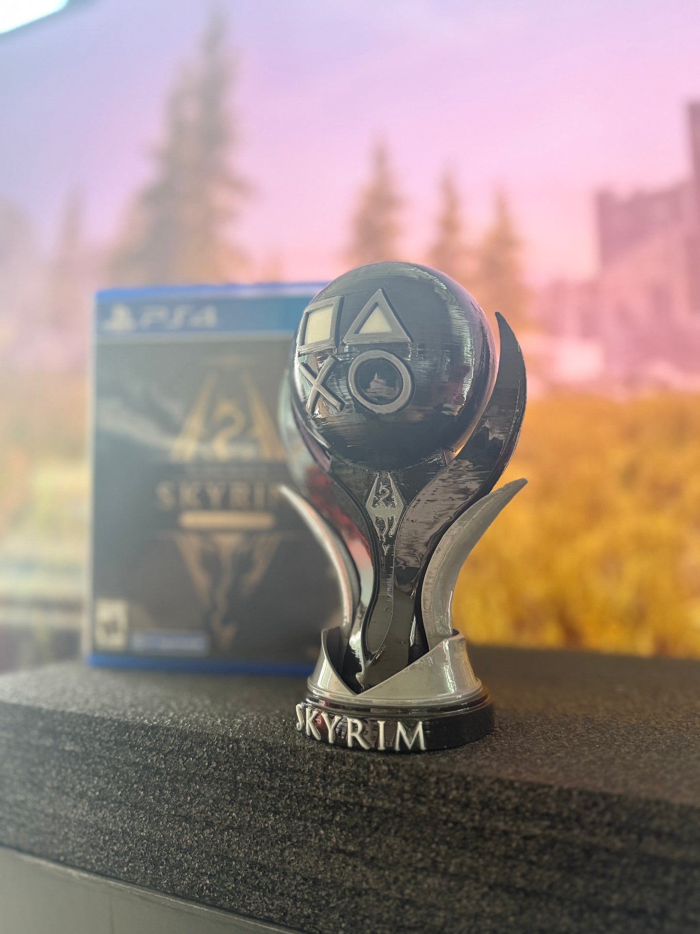 Skyrim PlayStation Platinum Trophy - Fan Made Award