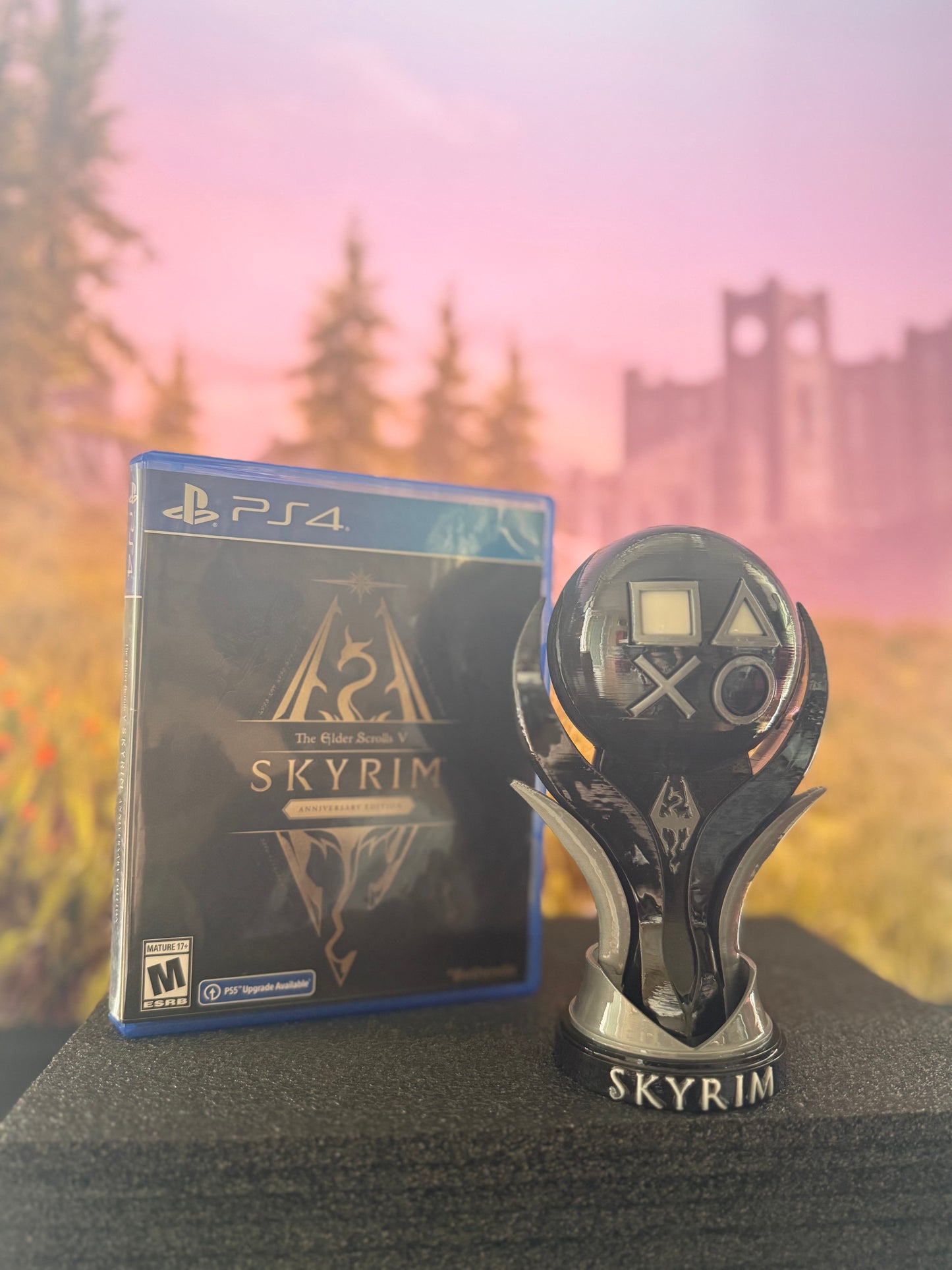 Skyrim PlayStation Platinum Trophy - Fan Made Award