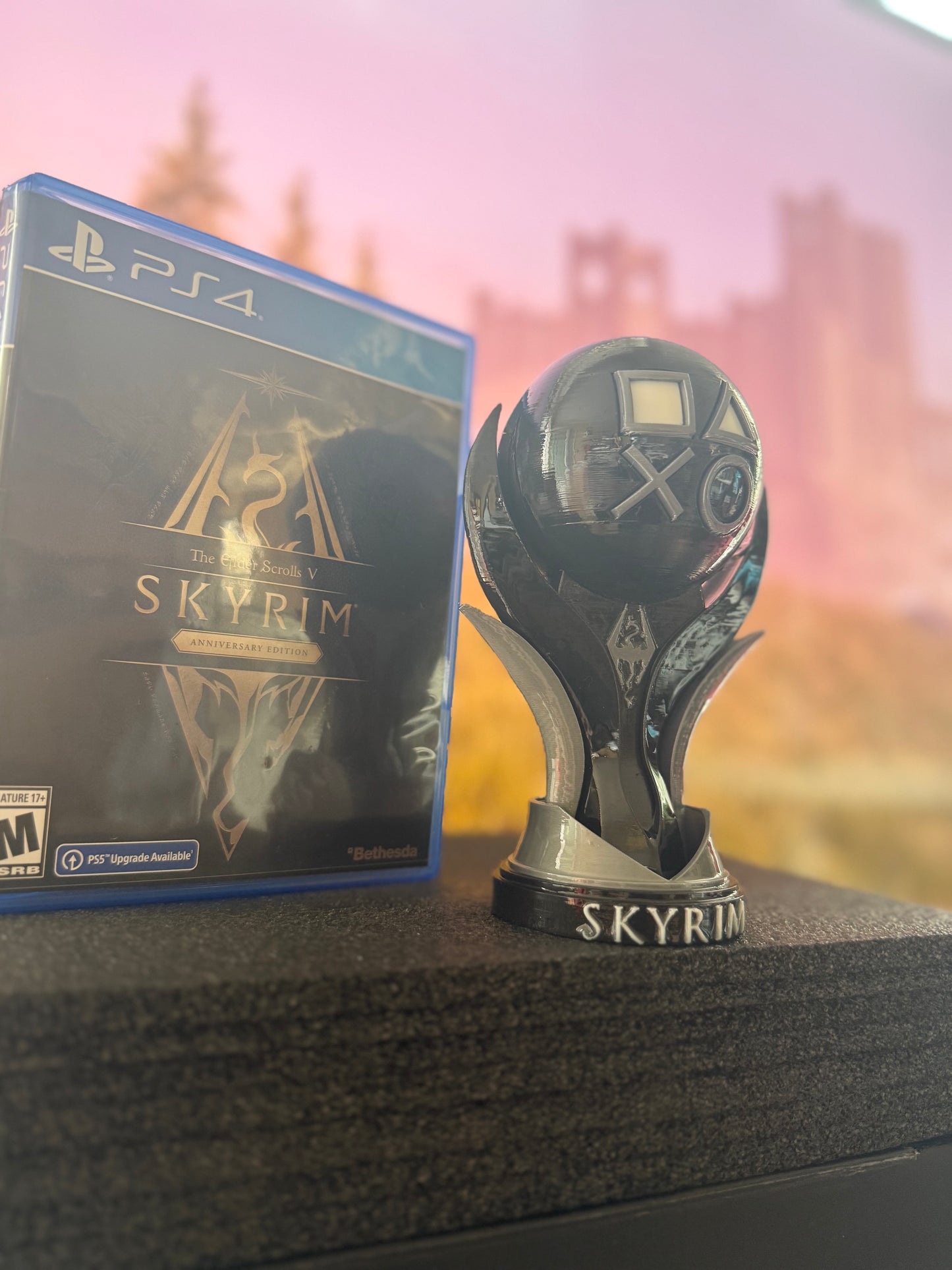 Skyrim PlayStation Platinum Trophy - Fan Made Award