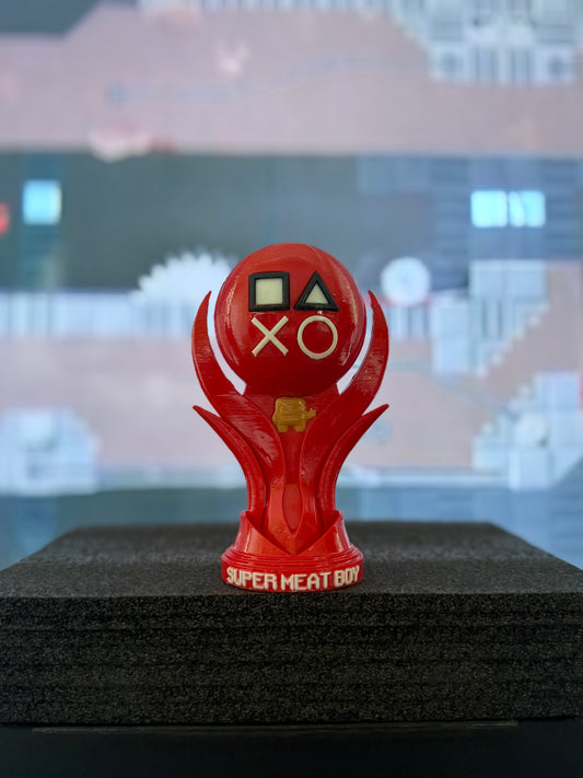 Super Meat Boy PlayStation Platinum Trophy - Fan Made Award