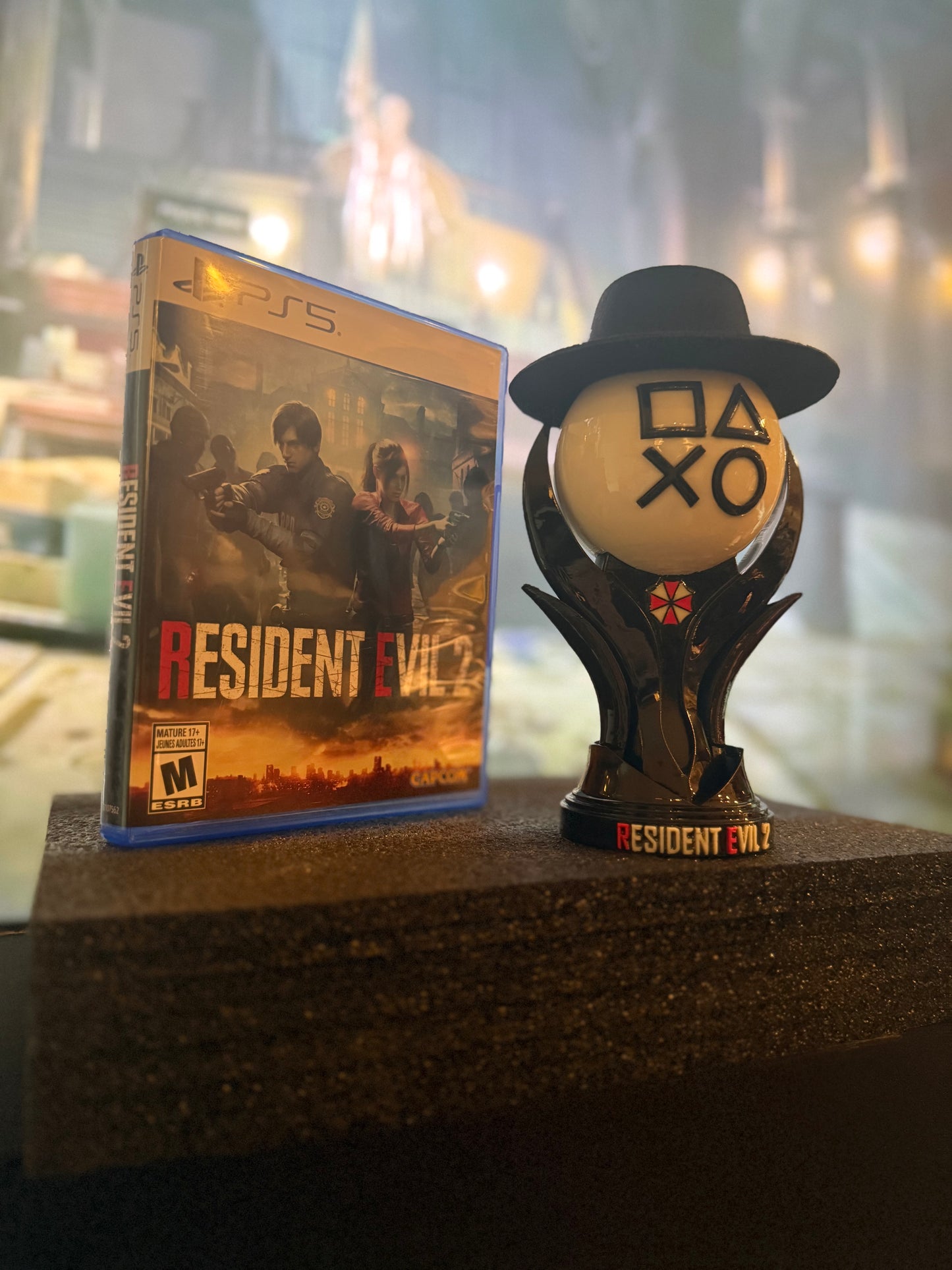 Resident Evil 2 PlayStation Platinum Trophy - Fan Made Award