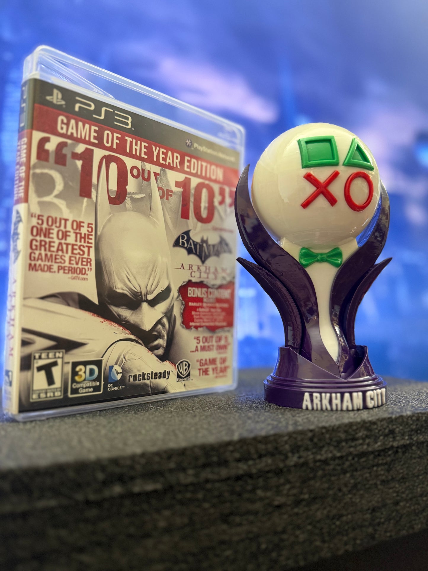 Batman: Arkham City Platinum Trophy - Fan Made Award